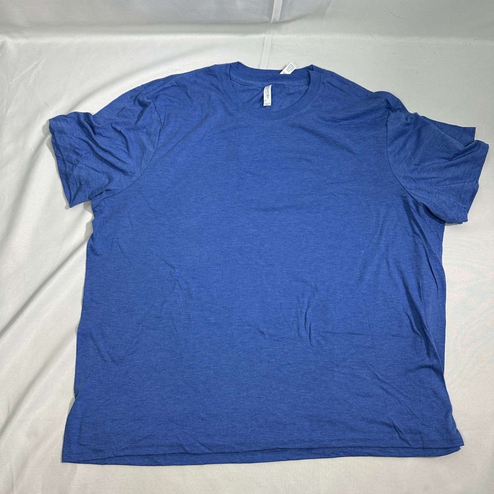 Volunteer Knitwear T-Shirt Mens 3XL Blue Lot of 2 True Royal Heather Basic Tee